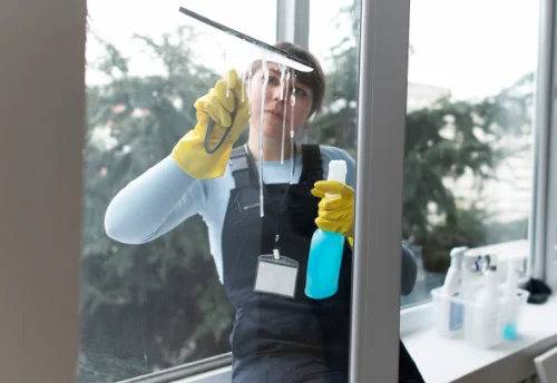 Nettoyage de vitres intérieures et extérieures à Porte-du-Quercy